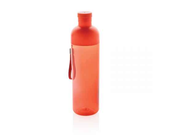 Герметичная бутылка для воды Impact из rPET RCS, 600 мл, Красный, Цвет: красный,, Размер: , высота 24,3 см., диаметр 6,5 см.