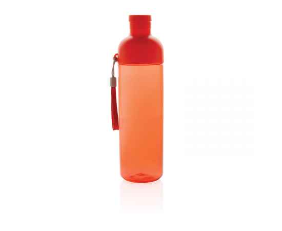 Герметичная бутылка для воды Impact из rPET RCS, 600 мл, Красный, Цвет: красный,, Размер: , высота 24,3 см., диаметр 6,5 см., изображение 6