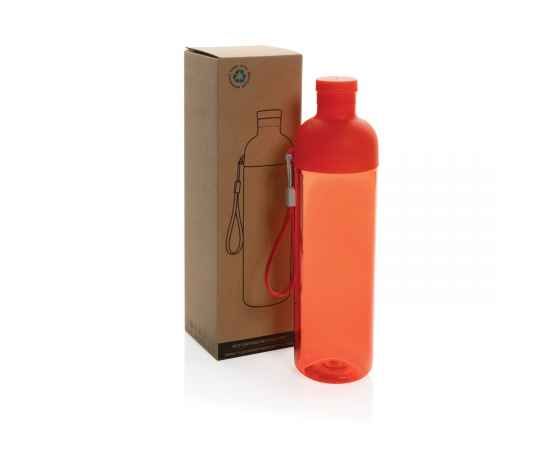 Герметичная бутылка для воды Impact из rPET RCS, 600 мл, Красный, Цвет: красный,, Размер: , высота 24,3 см., диаметр 6,5 см., изображение 2