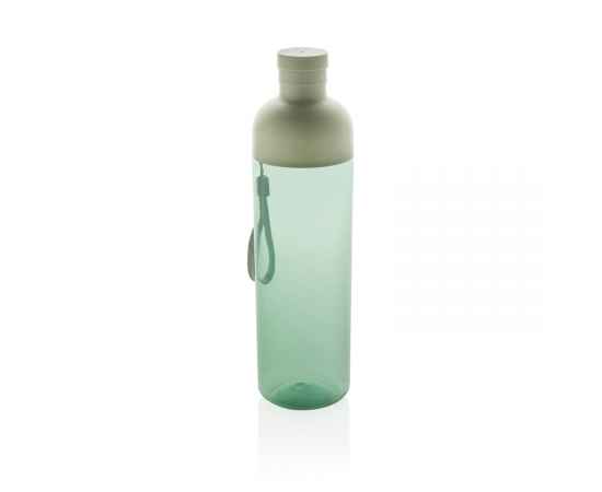 Герметичная бутылка для воды Impact из rPET RCS, 600 мл, Зеленый, Цвет: зеленый,, Размер: , высота 24,3 см., диаметр 6,5 см.