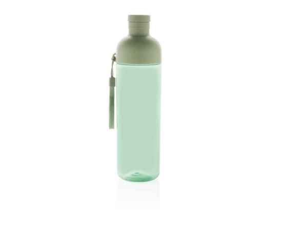Герметичная бутылка для воды Impact из rPET RCS, 600 мл, Зеленый, Цвет: зеленый,, Размер: , высота 24,3 см., диаметр 6,5 см., изображение 6