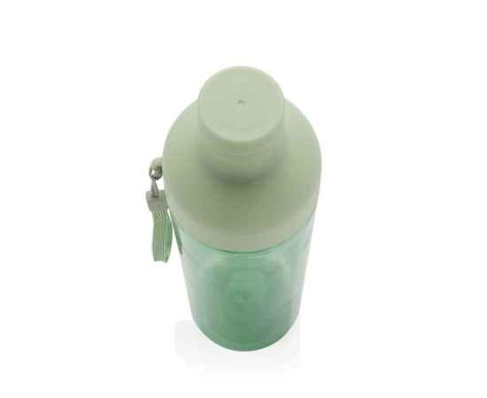 Герметичная бутылка для воды Impact из rPET RCS, 600 мл, Зеленый, Цвет: зеленый,, Размер: , высота 24,3 см., диаметр 6,5 см., изображение 9