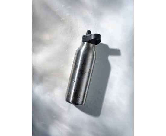 Термобутылка Avira Ara из переработанной стали RCS, 500 мл, Серый, Цвет: серебряный,, Размер: , высота 24 см., диаметр 8 см., изображение 5