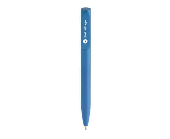 Мини-ручка Pocketpal из переработанного пластика GRS, Голубой, Цвет: небесно-голубой,, Размер: , высота 11,5 см., диаметр 1 см., изображение 3