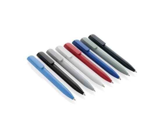 Мини-ручка Pocketpal из переработанного пластика GRS, Голубой, Цвет: небесно-голубой,, Размер: , высота 11,5 см., диаметр 1 см., изображение 4