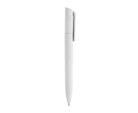 Мини-ручка Pocketpal из переработанного пластика GRS, Белый, Цвет: белый,, Размер: , высота 11,5 см., диаметр 1 см., изображение 2