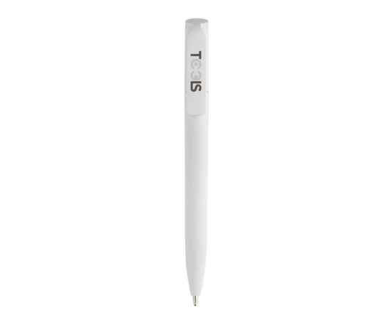 Мини-ручка Pocketpal из переработанного пластика GRS, Белый, Цвет: белый,, Размер: , высота 11,5 см., диаметр 1 см., изображение 3