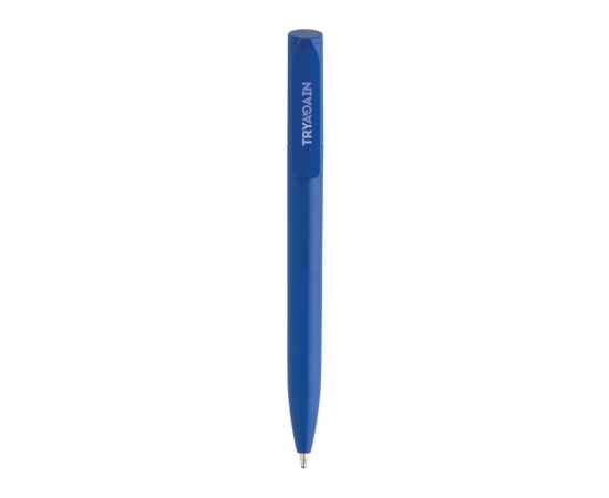 Мини-ручка Pocketpal из переработанного пластика GRS, Синий, Цвет: королевский синий,, Размер: , высота 11,5 см., диаметр 1 см., изображение 3