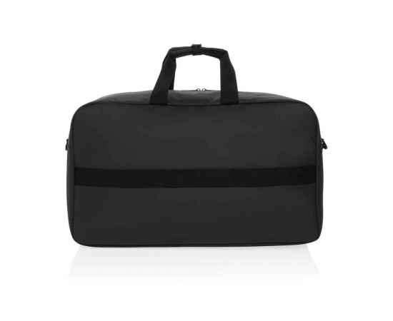 Дорожная сумка Armond из rPET AWARE™, Черный, Цвет: черный,, Размер: Длина 55 см., ширина 23 см., высота 32 см., диаметр 0 см., изображение 2