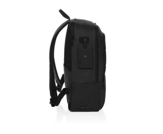 Дорожный рюкзак для ноутбука Armond из rPET AWARE™, 15,6”, Черный, Цвет: черный,, Размер: Длина 31 см., ширина 15 см., высота 44 см., диаметр 0 см., изображение 6