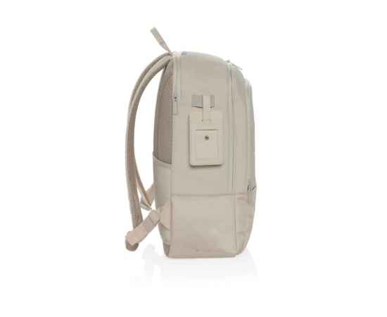 Дорожный рюкзак для ноутбука Armond из rPET AWARE™, 15,6”, Бежевый, Цвет: бежевый,, Размер: Длина 31 см., ширина 15 см., высота 44 см., диаметр 0 см., изображение 6