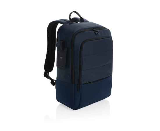 Дорожный рюкзак для ноутбука Armond из rPET AWARE™, 15,6”, Синий, Цвет: темно-синий,, Размер: Длина 31 см., ширина 15 см., высота 44 см., диаметр 0 см.