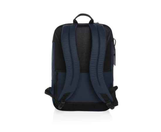 Дорожный рюкзак для ноутбука Armond из rPET AWARE™, 15,6”, Синий, Цвет: темно-синий,, Размер: Длина 31 см., ширина 15 см., высота 44 см., диаметр 0 см., изображение 2