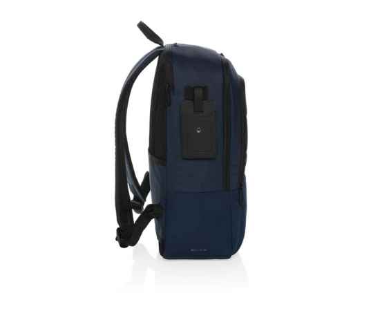 Дорожный рюкзак для ноутбука Armond из rPET AWARE™, 15,6”, Синий, Цвет: темно-синий,, Размер: Длина 31 см., ширина 15 см., высота 44 см., диаметр 0 см., изображение 6