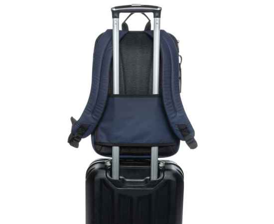 Дорожный рюкзак для ноутбука Armond из rPET AWARE™, 15,6”, Синий, Цвет: темно-синий,, Размер: Длина 31 см., ширина 15 см., высота 44 см., диаметр 0 см., изображение 8