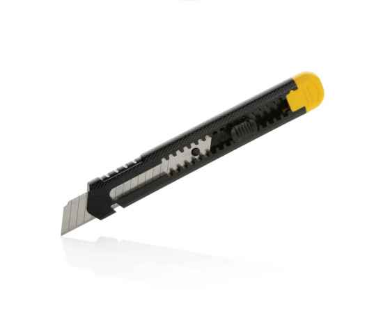 Строительный нож из переработанного пластика RCS, Желтый, Цвет: желтый,, Размер: Длина 16,3 см., ширина 2,5 см., высота 2 см., диаметр 0 см.