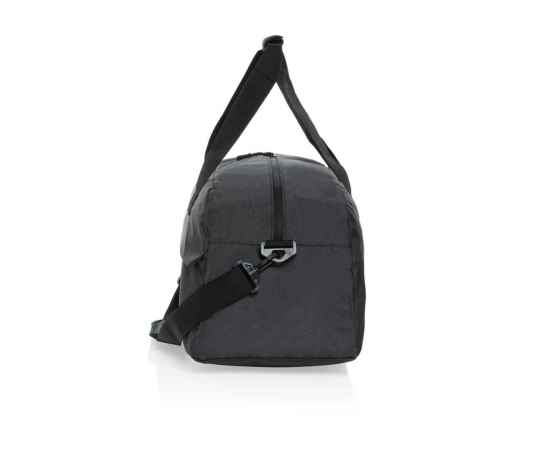 Дорожная сумка Kazu из rPET AWARE™, Черный, Цвет: черный,, Размер: Длина 50,5 см., ширина 23 см., высота 25,5 см., диаметр 0 см., изображение 6