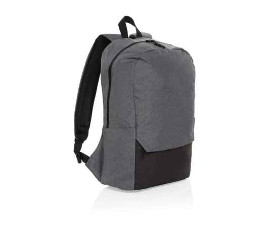 Рюкзак для ноутбука Kazu из rPET AWARE™, 15,6’’, Серый, Цвет: серый,, Размер: Длина 28 см., ширина 16 см., высота 46,8 см., диаметр 0 см.