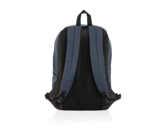 Рюкзак для ноутбука Kazu из rPET AWARE™, 15,6’’, Синий, Цвет: синий,, Размер: Длина 28 см., ширина 16 см., высота 46,8 см., диаметр 0 см., изображение 2