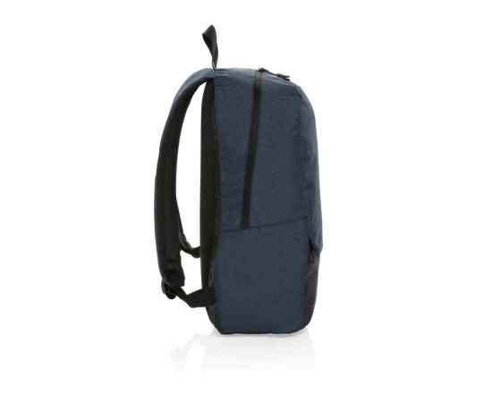 Рюкзак для ноутбука Kazu из rPET AWARE™, 15,6’’, Синий, Цвет: синий,, Размер: Длина 28 см., ширина 16 см., высота 46,8 см., диаметр 0 см., изображение 6