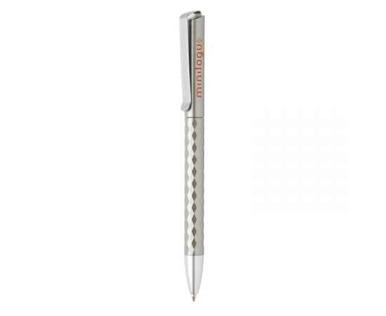 Ручка X3.1, Серый, Цвет: серый, Размер: , высота 14 см., диаметр 1 см., изображение 3