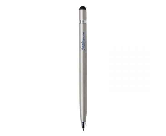 Металлическая ручка Simplistic, серебряный,, Цвет: серебряный, Размер: , высота 14,1 см., диаметр 0,9 см., изображение 2