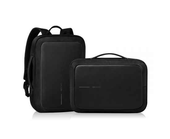 Сумка-рюкзак Bobby Bizz с защитой от карманников, Черный, Цвет: черный, Размер: Длина 28 см., ширина 10 см., высота 41 см., изображение 3