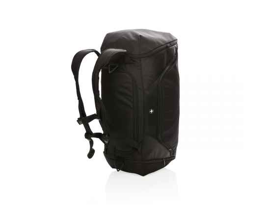 Спортивная сумка-рюкзак Swiss peak с защитой от считывания данных RFID, Черный, Цвет: черный, Размер: Длина 59 см., ширина 27,5 см., высота 30 см., изображение 6