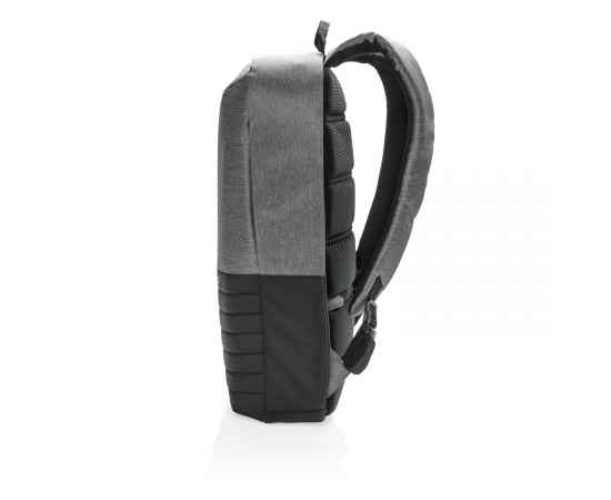 Рюкзак для ноутбука Swiss Peak с RFID и защитой от карманников, Черный, Цвет: серый, черный, Размер: Длина 29 см., ширина 10 см., высота 40,5 см., изображение 9