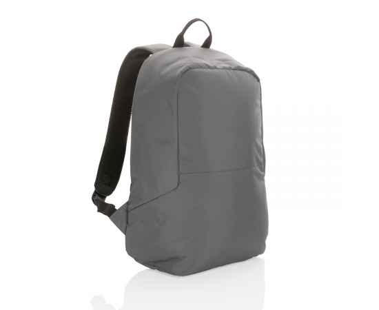 Антикражный рюкзак Impact из RPET AWARE™, Серый, Цвет: темно-серый, Размер: Длина 35 см., ширина 13 см., высота 45 см., изображение 9