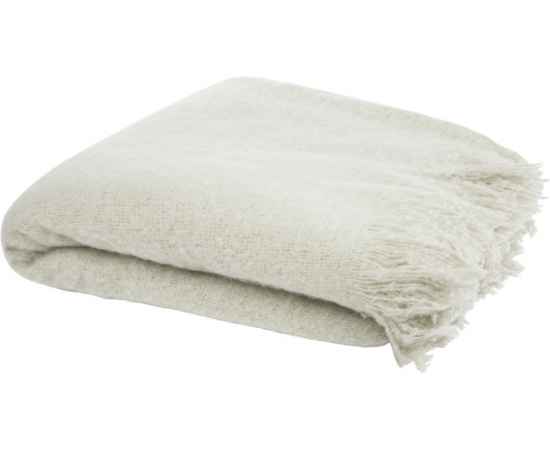 Мохеровое одеяло из вторичного ПЭТ Ivy, Светло-серый, изображение 2