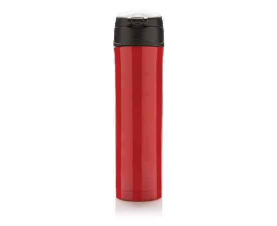 Термокружка Easy Lock, Красный, Цвет: красный, черный, Размер: , высота 25,5 см., диаметр 6,5 см., изображение 9