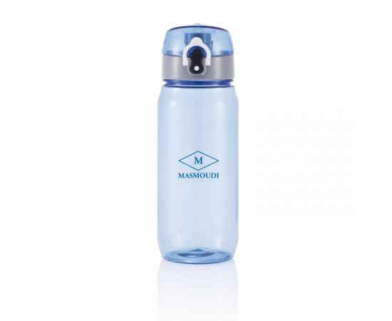 Бутылка для воды Tritan, 600 мл, Синий, Цвет: синий, серый, Размер: , высота 21 см., диаметр 7,4 см., изображение 3
