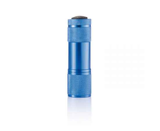 Алюминиевый фонарик Quattro, синий,, Цвет: синий, Размер: Длина 2,5 см., высота 9 см., диаметр 2,6 см., изображение 2