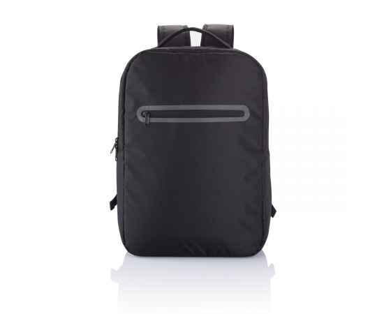 Рюкзак для ноутбука London, Черный, Цвет: черный, Размер: Длина 11 см., ширина 30 см., высота 42 см., изображение 4