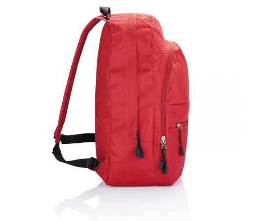 Рюкзак Basic, Красный, Цвет: красный, Размер: Длина 43,9 см., ширина 34 см., высота 14,8 см., изображение 5