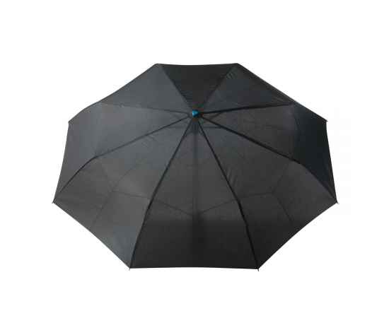 Складной зонт-автомат Brolly, d96 см, Синий, Цвет: синий, черный, Размер: , высота 58 см., диаметр 96 см., изображение 6