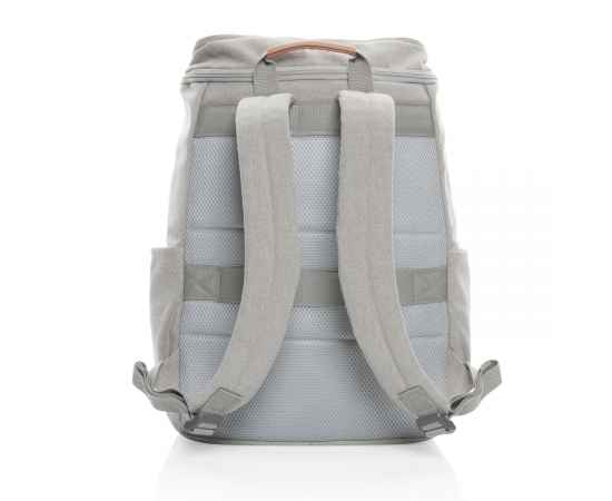 Рюкзак для ноутбука Impact из переработанного канваса AWARE™, 15', Серый, Цвет: серый, Размер: Длина 30 см., ширина 12,5 см., высота 46 см., изображение 7