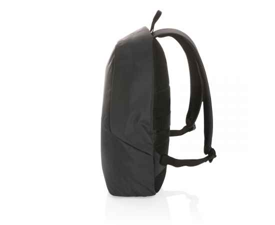 Антикражный рюкзак Impact из RPET AWARE™, Черный, Цвет: черный, Размер: Длина 35 см., ширина 13 см., высота 45 см., изображение 5