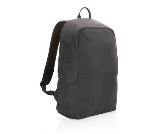 Антикражный рюкзак Impact из RPET AWARE™, Черный, Цвет: черный, Размер: Длина 35 см., ширина 13 см., высота 45 см., изображение 8