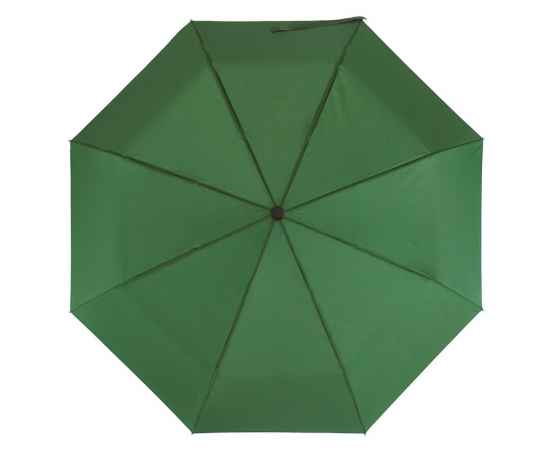 Автоматический ветроустойчивый складной зонт BORA, Тёмно-зелёный, изображение 2