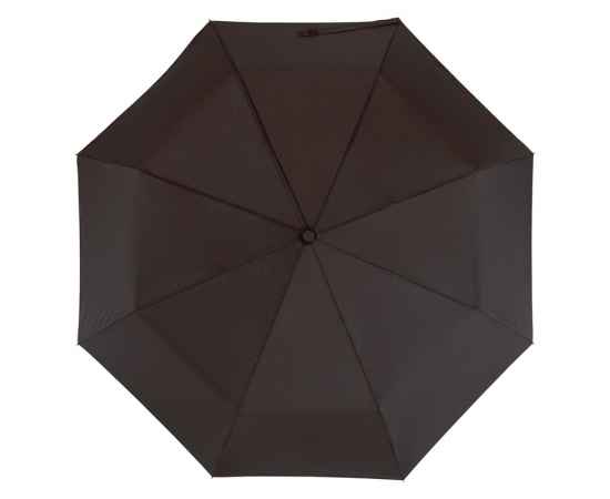 Автоматический ветроустойчивый складной зонт BORA, Чёрный, изображение 2