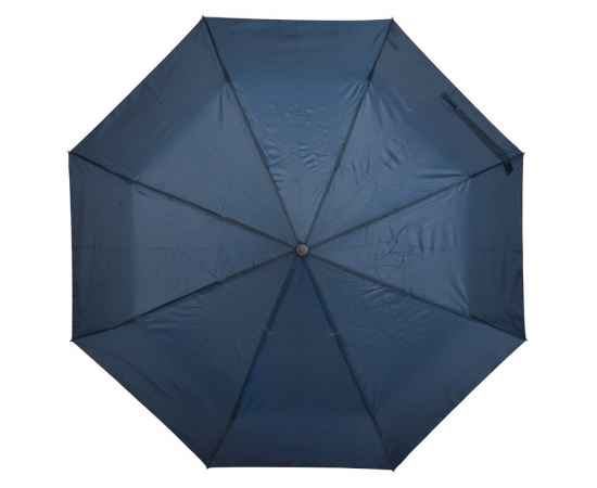Ветроустойчивый складной зонт-автомат PLOPP, Тёмно-синий, изображение 2