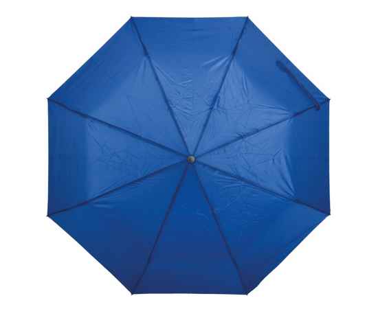 Ветроустойчивый складной зонт-автомат PLOPP, Синий, изображение 2