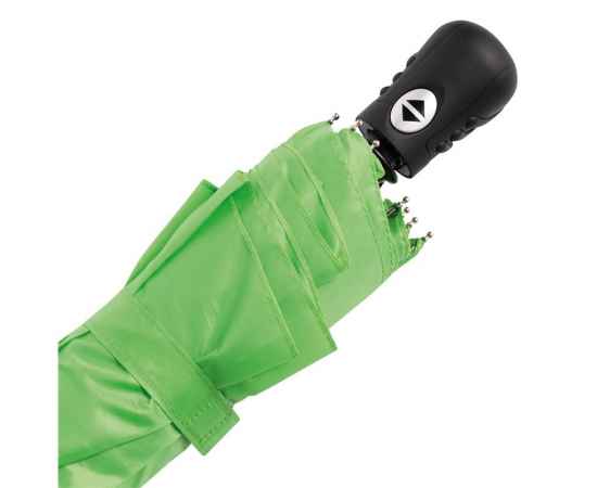 Автоматический ветроустойчивый складной зонт BORA, Светло-зелёный, изображение 5