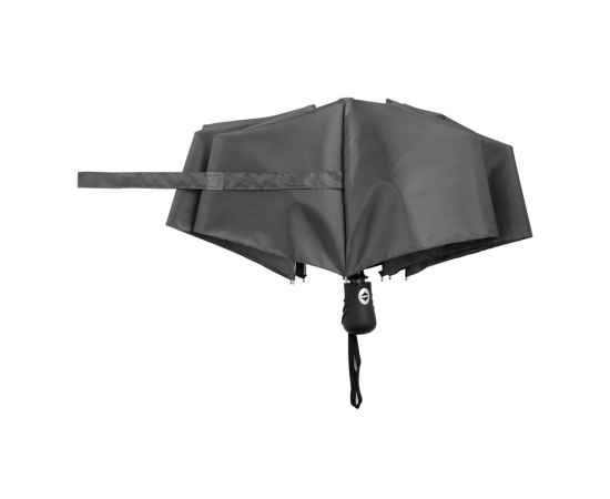 Автоматический ветроустойчивый складной зонт BORA, Серый, изображение 4