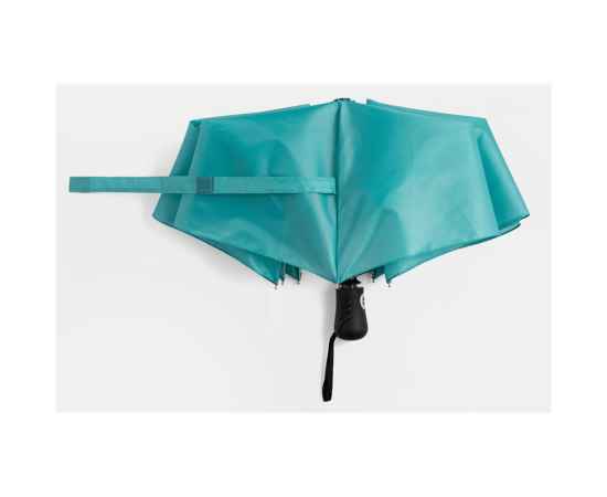 Автоматический ветроустойчивый складной зонт BORA, Бирюзовый, изображение 4
