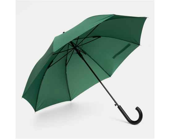 Зонт-трость WIND, Тёмно-зелёный, изображение 2