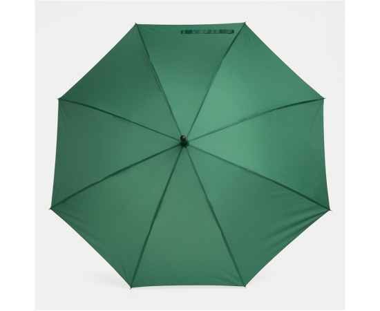 Зонт-трость WIND, Тёмно-зелёный, изображение 3