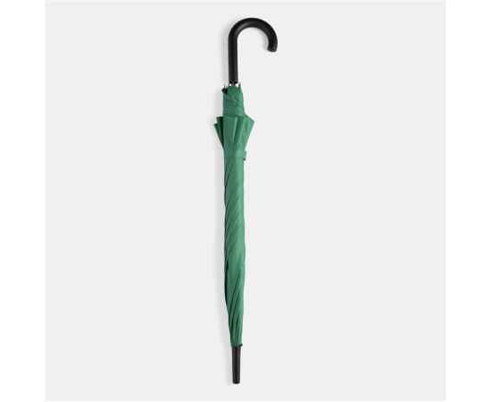 Зонт-трость WIND, Тёмно-зелёный, изображение 4